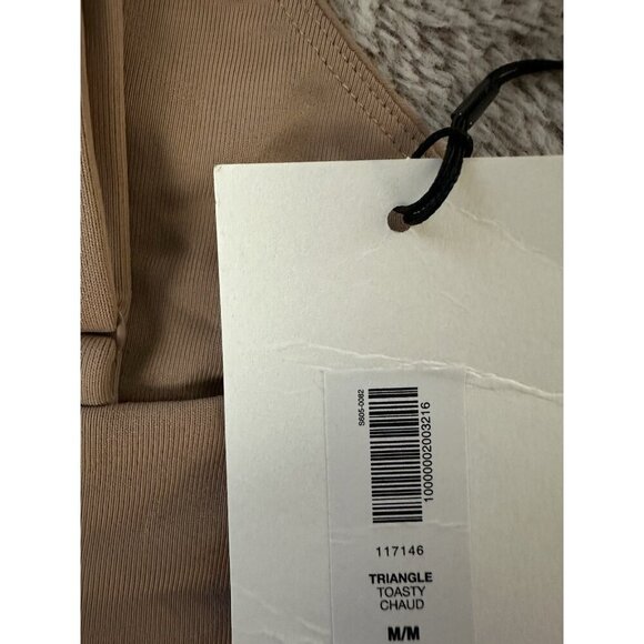 Aritzia Toasty Triangle Countour Bralette Size M New - Picture 8 of 11